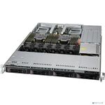 Supermicro SYS-610C-TR (X12DDW-A6, CSE-LA15TQC-R860AW) 1U, 2 x LGA4189, 4x 3.5\"" hot-swap SATA/SAS, 2x PCIe 3.0 x2 2280, 16 DIMM, 1+1 860W