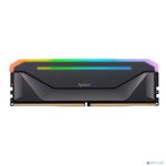 Apacer DDR5 DIMM 16GB 6000MHzNOX RGB Black Gaming Memory CL38 1.35V (Retail) 2048*8  Heat Sink (Retail) 3 years (AH5U16G60C622NBAA-1)