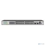 SNR SNR-S300X-24FQ Управляемый коммутатор уровня 3, 8 портов 10/100/1000Base-T, 24 порта 1/10G SFP+, 2 порта 40G QSFP+, встроенный БП ~220V AC, RPS 36-72V DC