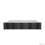 QNAP TS-h1886XU-RP-R2-D1622-32G Сетевой RAID-накопитель QuTS hero, 12 отсеков 3,5"/2,5", 6 отсеков 2,5", 4 порта 2,5 GbE RJ-45, 2 порта 10 GbE SFP+, стоечное исполнение, 2 блока питания.