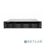 QNAP TS-883XU-RP-E2124-8G Сетевой RAID-накопитель, 8 отсеков 3,5"/2,5", 2 порта 10 SFP+, стоечное исполнение, 2 блока питания. Intel Xeon E-2124 3,3 ГГц (4,3 ГГц), 8 ГБ DDR4 ECC.