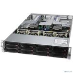 Supermicro SYS-620U-TNR (X12DPU-6,829U3TS-R1K22P-T, 2U, Dual Socket P+ (LGA-4189), Intel® C621A, 32xDIMM Slots 3200/2933/2666 ECC DDR4,12x 3.5" hot-swap hybrid NVMe/SATA/SAS, 2xP