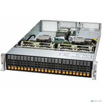 Supermicro SYS-221H-TN24R Платформа системного блока 2U Hyper with 24 hot-swap 2.5" NVMe/SAS/SATA bays and 4 PCIe 5.0 x16 slots + up to 2 PCIe 5.0 x16 AIOM slots