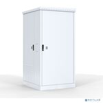 ЦМО Шкаф уличный всепогодный напольный 24U (Ш1000 х Г900) с электроотсеком, три двери (ШТВ-2-24.10.9-43А3)