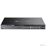 TP-Link SG6428XHP Стекируемый управляемый коммутатор 3-го уровня Omada с 24 гигабитными портами PoE+ и 4 портами SFP+