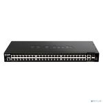 D-Link DGS-1520-52/A1A Управляемый L3 стекируемый коммутатор с 48 портами 10/100/1000Base-T, 2 портами 10GBase-T и 2 портами 10GBase-X SFP+