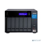 QNAP TVS-672XT-i3-8G Сетевое хранилище без дисков SMB 6-Bay NAS, Intel Core i3-8100T 4-core 3.1 GHz Processor, 8GB DDR4 RAM (max 32GB RAM), 6x 2.5"/3.5" SATA HDD/SSD + 2x M.2 PCIe SSD slot, 2xGbE LAN