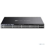 TP-Link SG6654XHP Стекируемый управляемый коммутатор 3-го уровня Omada с 48 гигабитными портами PoE+ и 6 портами SFP+