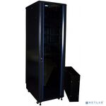 Шкаф коммутационный Lanmaster (TWT-CBB-42U-6X8-G1) напольный 42U 600x800мм пер.дв.стекл задн.дв.спл.стал.лист 2-хст. 2 бок.пан. 800кг черный IP20