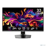 Монитор 31.5" MSI MPG 321URX QD-OLED Black (QD-OLED, 3840x2160, HDMI+HDMI+DP+Type C, 0.03 ms, 178°/178°, 250 cd/m, 1500000:1, 240Hz)