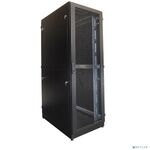 ЦМО Шкаф серверный напольный 48U (800 х 1000) двойные перфорированные двери 2 шт., цвет черный ШТК-М-48.8.10-88АА-9005