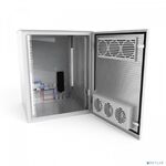 NTSS Шкаф настенный климатический NTSS WT 18U (ШхВхГ) 600x970x500 мм, 4 профиля 19, с обогревом 150W и вентиляцией, IP55, серый RAL 7035 NTSS-WT18U6050H150VIP55