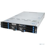 Серверная платформа/ ASUS ESC4000A-E12-SKU1, 2U GPU, 1 x SP5 LGA6096 EPYC 9004 (400W), 12DIMM DDR5, 2 x 2.5" SATA/SAS*/NVMe + 2 x 3.5" SATA/SAS*/NVMe + 2 x 3.5" SATA/SAS*,2 x GbE LAN (I350), 1+1 2600W