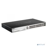 D-Link DMS-3130-30TS/A1A Управляемый L3 стекируемый коммутатор с 24 портами 100/1000/2.5GBase-T, 2 портами 10GBase-T и 4 портами 25GBase-X SFP28