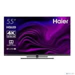 55"  Телевизор Haier 55 Smart TV AX Pro {4K Ultra HD (3840x2160 Пикс), 60 Гц, QLED, Direct LED}